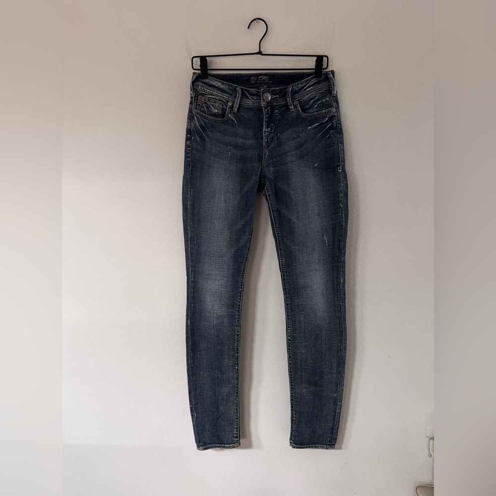 Silver Suki Super Skinny Jeans W29/L31 Dark Wash